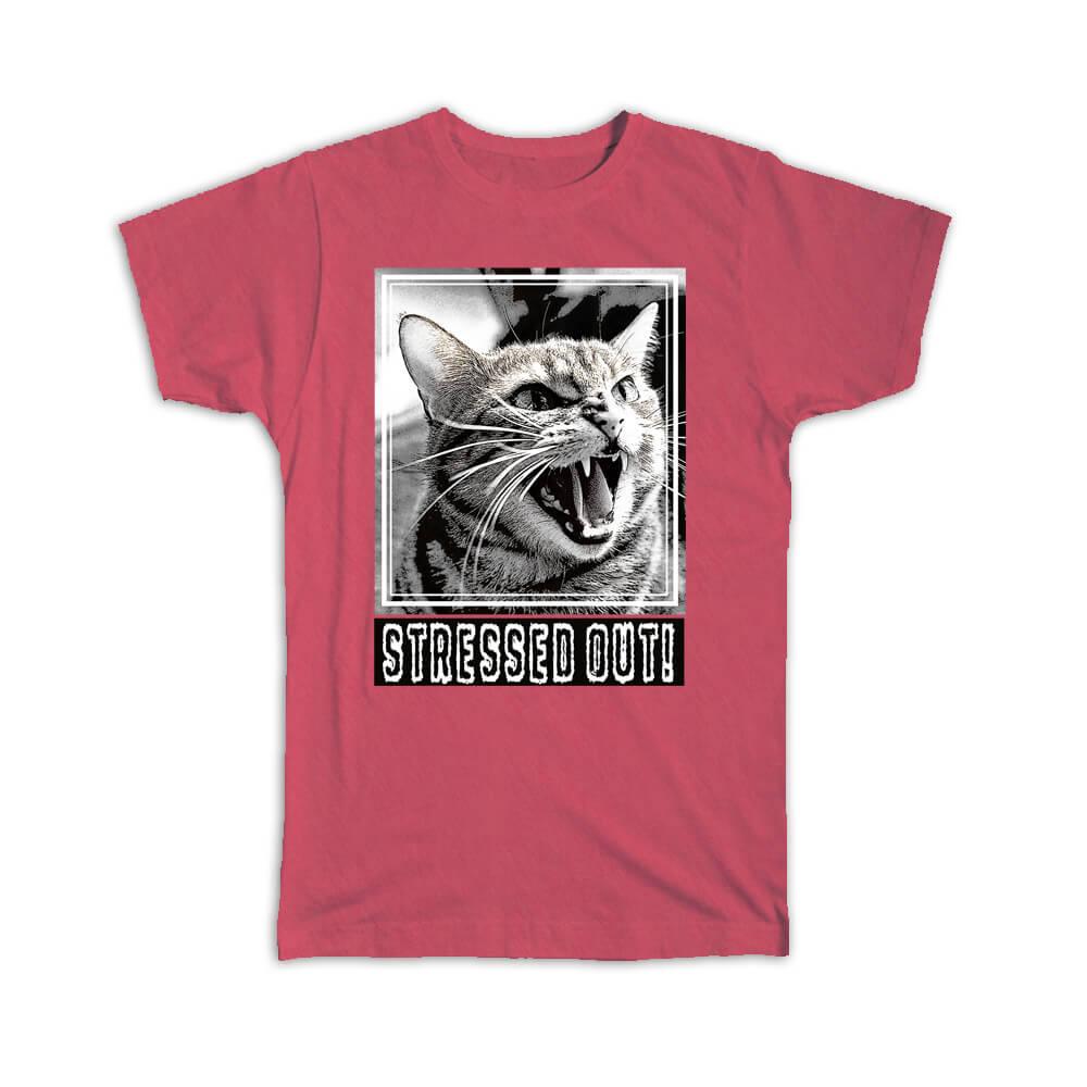 T-Shirts - Cats - Stressed Out Cat