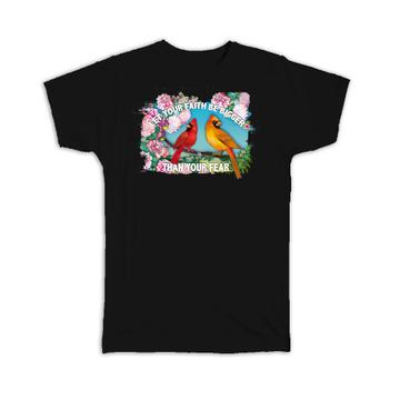 Cardinal Flowers : Gift T-Shirt Bird Grieving Lost Loved One Grief Healing Rememberance