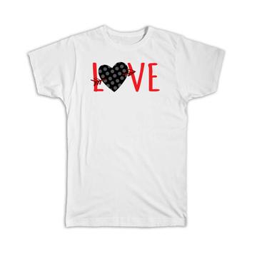 Heart Polka Dots : Gift T-Shirt Valentines Day Love Romantic Girlfriend Wife Boyfriend Husband