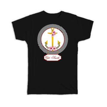 Personalized Anchor : Gift T-Shirt Captain Smith Naval Boat Beach House Maritime