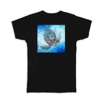 Watercolor Turtle : Gift T-Shirt Ocean Animal Nature Protector Painting Art Yoga Trends