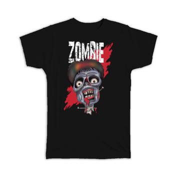 Zombie Blood : Gift T-Shirt Living Dead Halloween Party Monsters Horror Movie Skull