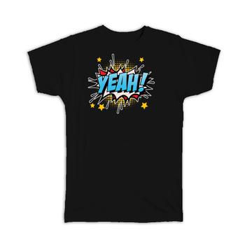 Yeah Art Print : Gift T-Shirt Vintage Retro Polka Dots For Birthday Party Decor Teenager Kid Stars