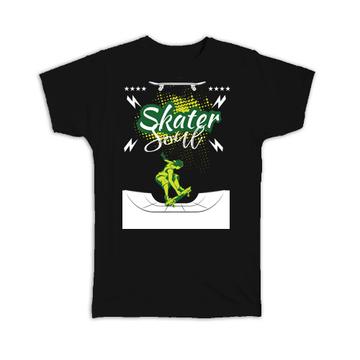 Skater Soul : Gift T-Shirt Skating Skateboarder Sportive Teenage Boy Birthday Favor Decor Cute