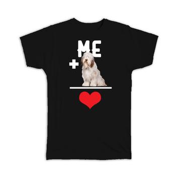 Love Bearded Collie : Gift T-Shirt For Dog Lover Owner Pet Animal Puppy Birthday Mom Dad Cute