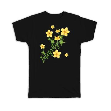 Tiny Flowers Art Integrity : Gift T-Shirt Cute Flower Floral Delicate Birthday For Her Woman Friend