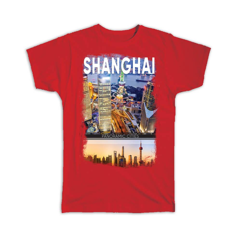 Gift T-Shirt : Shanghai Photographic China Chinese Capital Asia Asian Sunset