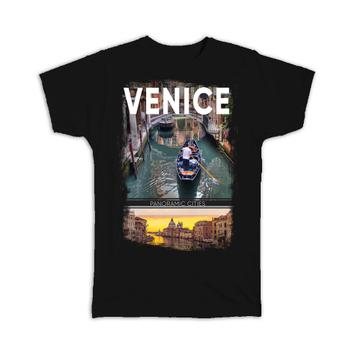 Venice Sunset Photograph : Gift T-Shirt Italy Italian Water City Romantic Trip Souvenir Europe