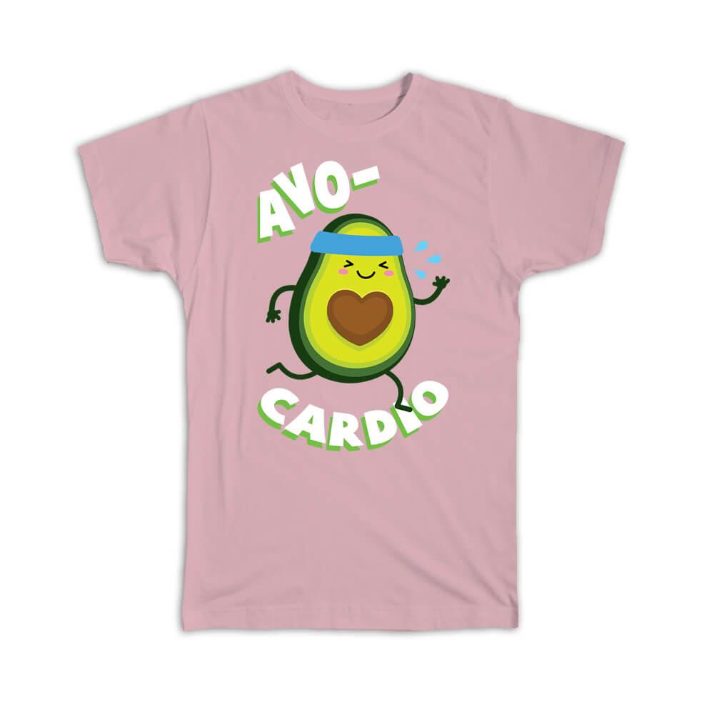 Gift T-Shirt : For Avocado Cardio Lover Healthy Food Diet Vegetable Funny Art - Picture 8 of 12