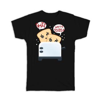 For Toast Bread Lover : Gift T-Shirt Toaster Humor Funny Food Art Print Kitchen Home Children
