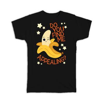 Funny Banana Art Print : Gift T-Shirt Humor Appealing Fruit Fruits Healthy Food Kid Children