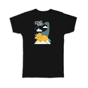 Dinosaurs : Gift T-Shirt Dino World Triceratops