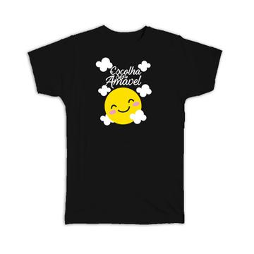 Escolha ser Amavel Sol Evangelical : Gift T-Shirt Christian Cute Kawaii