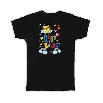 Dios es Bueno Spanish : Gift T-Shirt Religion Kids Graphic