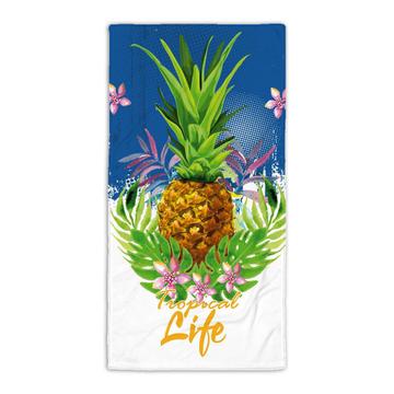Pineapple Tropical Life : Gift Beach Towel Fruit Modern Kitchen Trend Hawaii Summer