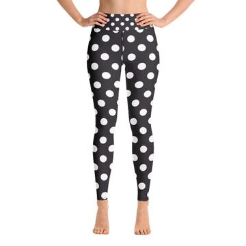 Polka Dots : Gift Yoga Legging Pattern Abstract Modern Cute Contemporary
