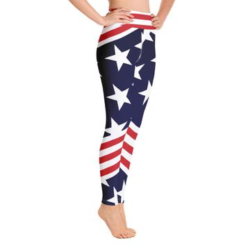 Americana : Gift Yoga Legging USA United States of America Flag